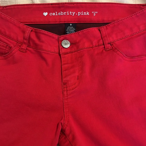 Celebrity.pink Red jeans - Picture 4 of 4